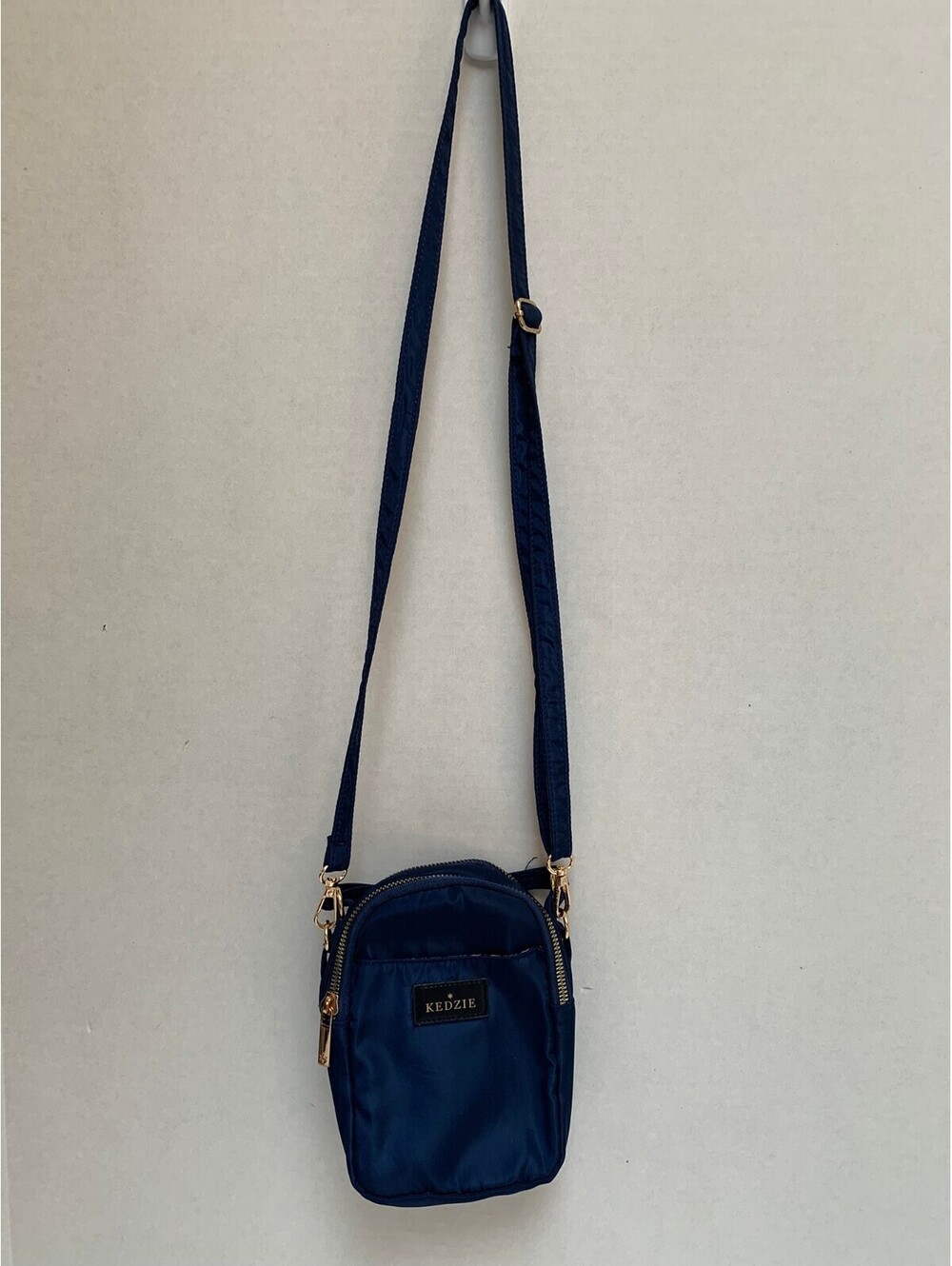 Kedzie Crosstown Crossbody Navy Nylon Bag Purse Small